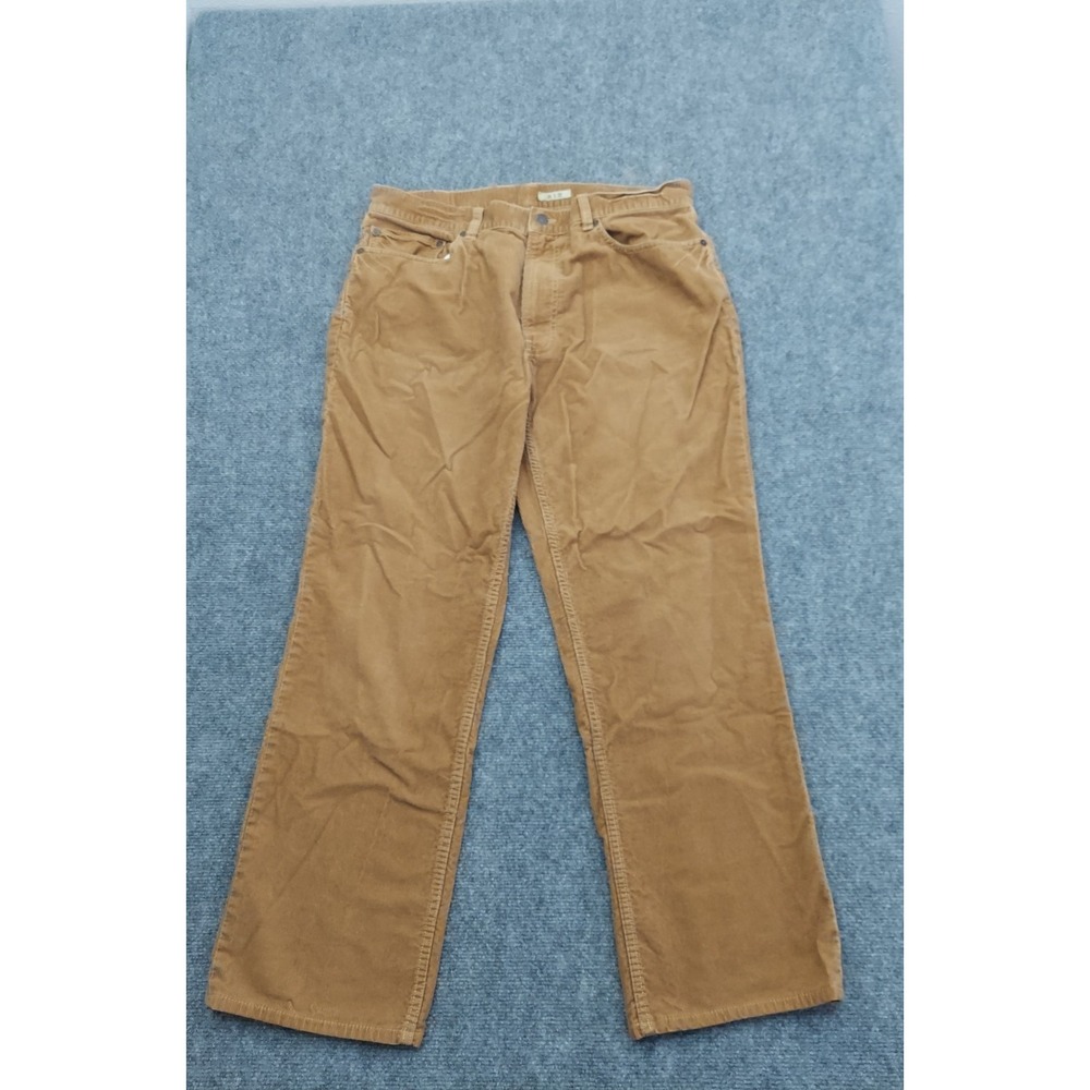 Vtg Polo Ralph Lauren Corduroy Pants Mens 34x28 Brown‎ Chino Tag size 36x32 - Picture 2 of 14